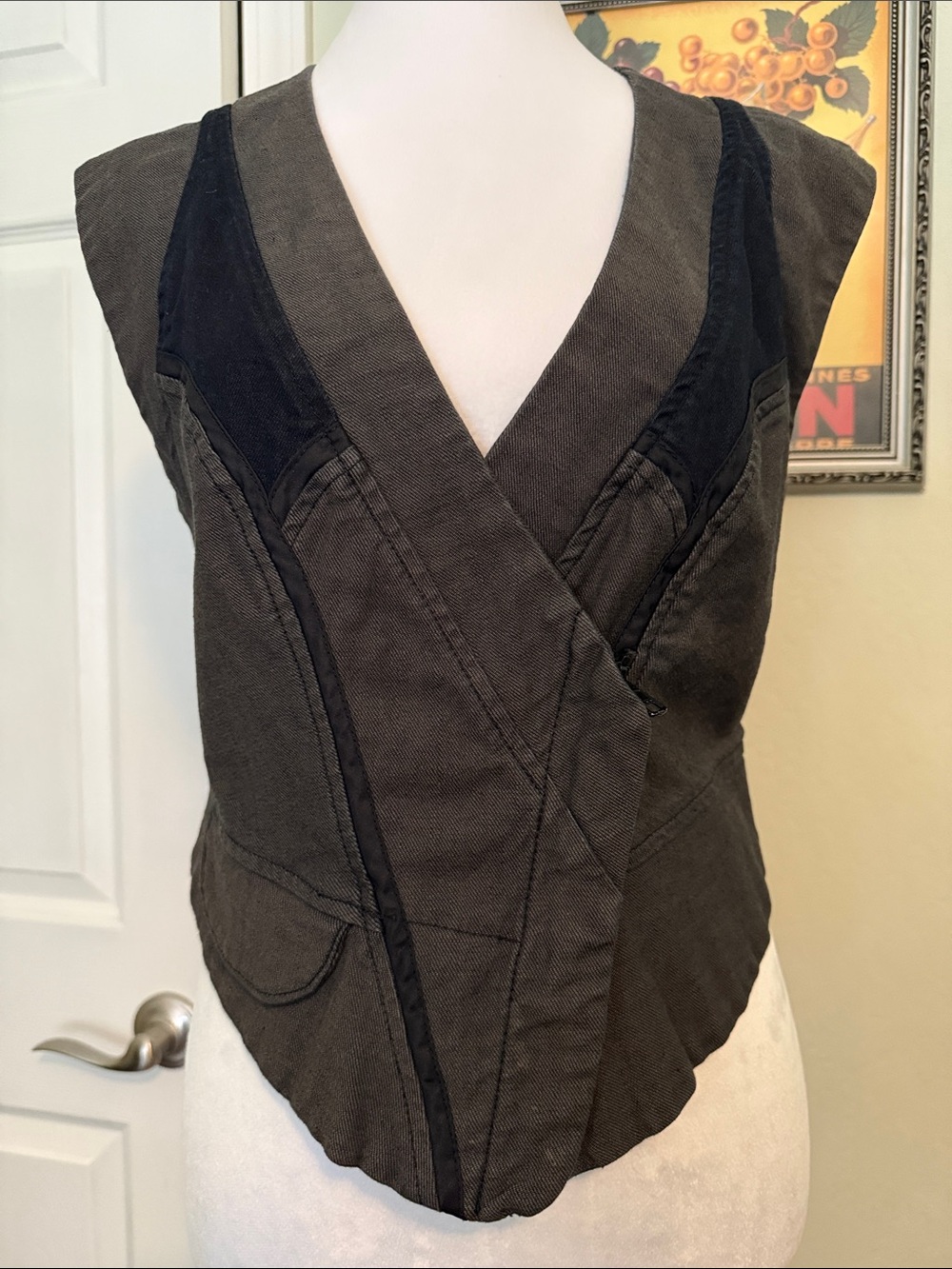 Prairie Underground Olive and Black Vest